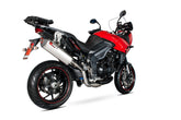 Triumph Tiger 1050 Sport (2013–2021) Scorpion Exhaust Serket Parallel Slip-on - Brushed Stainless