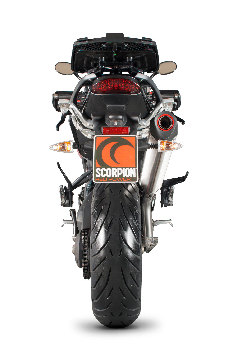 Triumph Tiger 1050 Sport (2013–2021) Scorpion Exhaust Serket Parallel Slip-on - Brushed Stainless