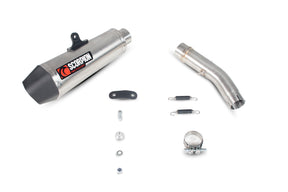 Triumph Street Triple 675 R/RX (2013–2016) Scorpion Exhaust Serket Taper Slip-on - Brushed Stainless