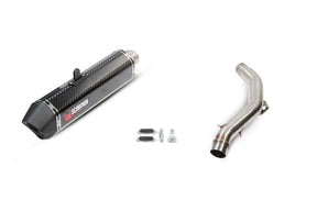 Triumph Tiger 1200 Explorer (2016–2021) Scorpion Exhaust Serket Parallel Slip-on - Carbon Fibre