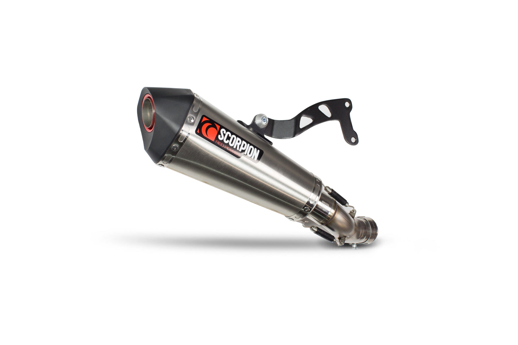 Triumph Speed Triple 1050 (2016–2017) Scorpion Exhaust Serket Taper Slip-on - Brushed Stainless