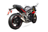 Triumph Speed Triple 1050 (2016–2017) Scorpion Exhaust Serket Taper Slip-on - Titanium