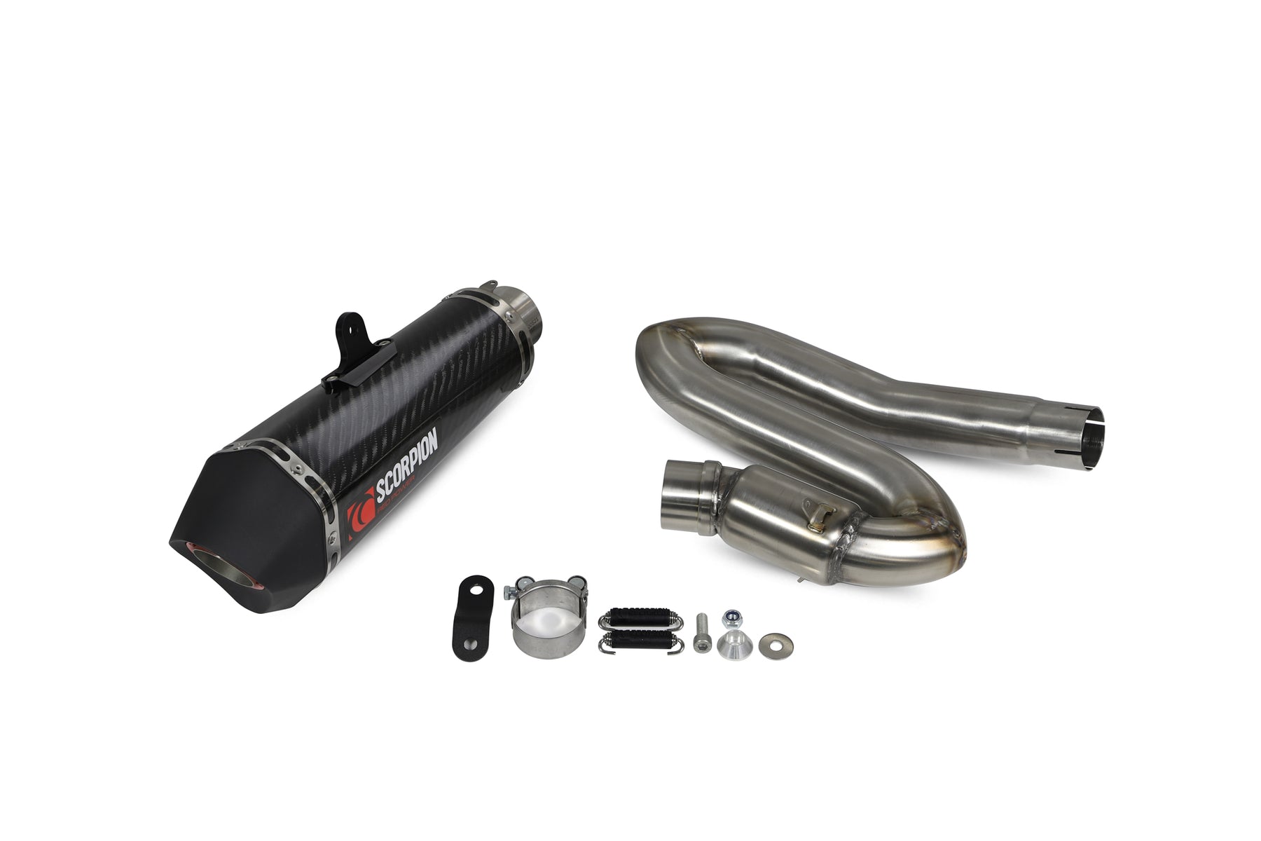 Triumph Street Triple 765 S/R/RS (2017–2019) Scorpion Exhaust Serket Taper Slip-on - Carbon Fibre
