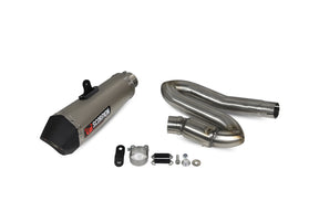 Triumph Street Triple 765 S/R/RS (2017–2019) Scorpion Exhaust Serket Taper Slip-on - Titanium