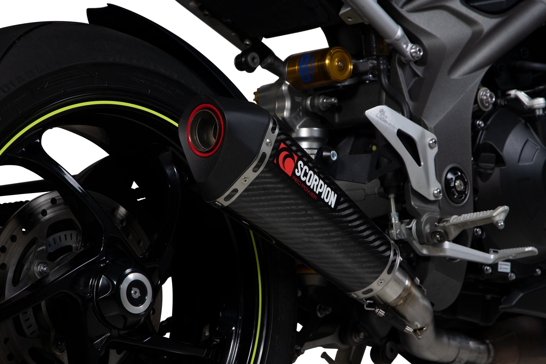 Triumph Speed Triple 1050 S/RS (2018–2020) Scorpion Exhaust Serket Taper Slip-on - Carbon Fibre