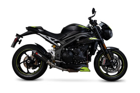 Triumph Speed Triple 1050 S/RS (2018–2020) Scorpion Exhaust Serket Taper Slip-on - Carbon Fibre