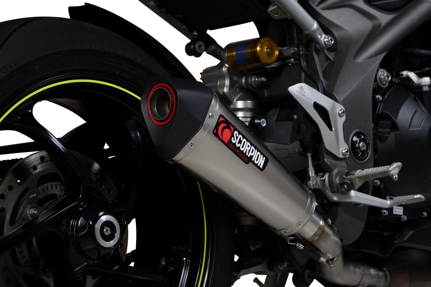 Triumph Speed Triple 1050 S/RS (2018–2020) Scorpion Exhaust Serket Taper Slip-on - Titanium