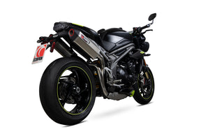 Triumph Speed Triple 1050 S/RS (2018–2020) Scorpion Exhaust Serket Parallel Slip-on Pair - Titanium