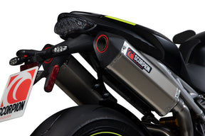 Triumph Speed Triple 1050 S/RS (2018–2020) Scorpion Exhaust Serket Parallel Slip-on Pair - Titanium