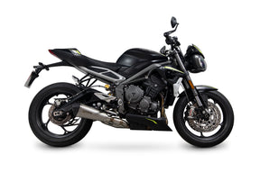 Triumph Street Triple 765 R/RS (2020–2022) Scorpion Exhaust Serket Taper Slip-on - Titanium