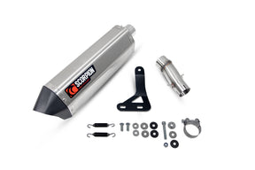 Triumph Tiger 900 (All Variants) (2020–2023) Scorpion Exhaust Serket Parallel Slip-on - Stainless Steel