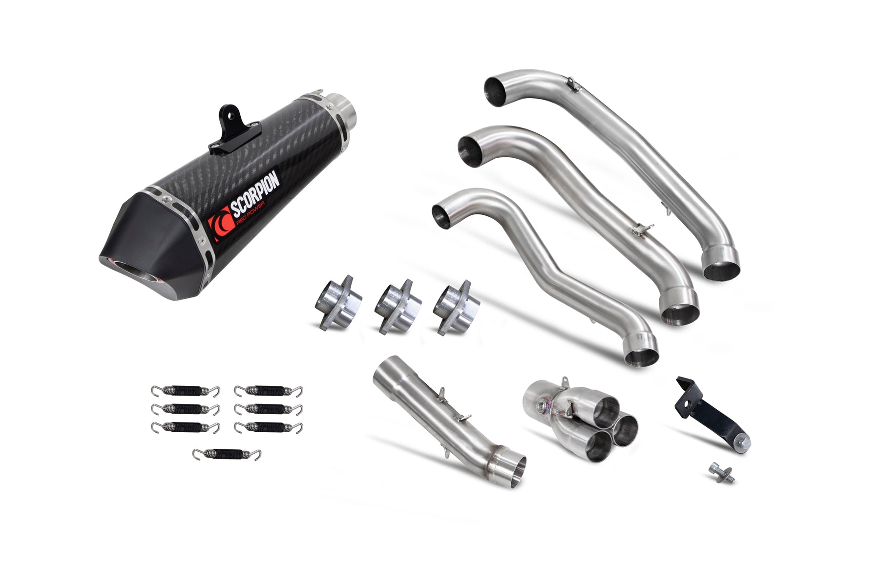 Triumph Trident 660 (2021–2024) Scorpion Exhaust Serket Taper Full System - Carbon Fibre