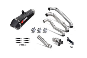 Triumph Trident 660 (2021–2024) Scorpion Exhaust Serket Taper Full System - Carbon Fibre