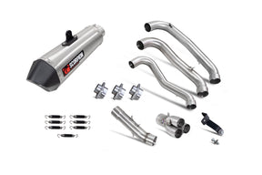 Triumph Trident 660 (2021–2024) Scorpion Exhaust Serket Taper Full System - Stainless Steel