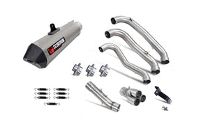 Triumph Trident 660 (2021–2024) Scorpion Exhaust Serket Taper Full System - Titanium