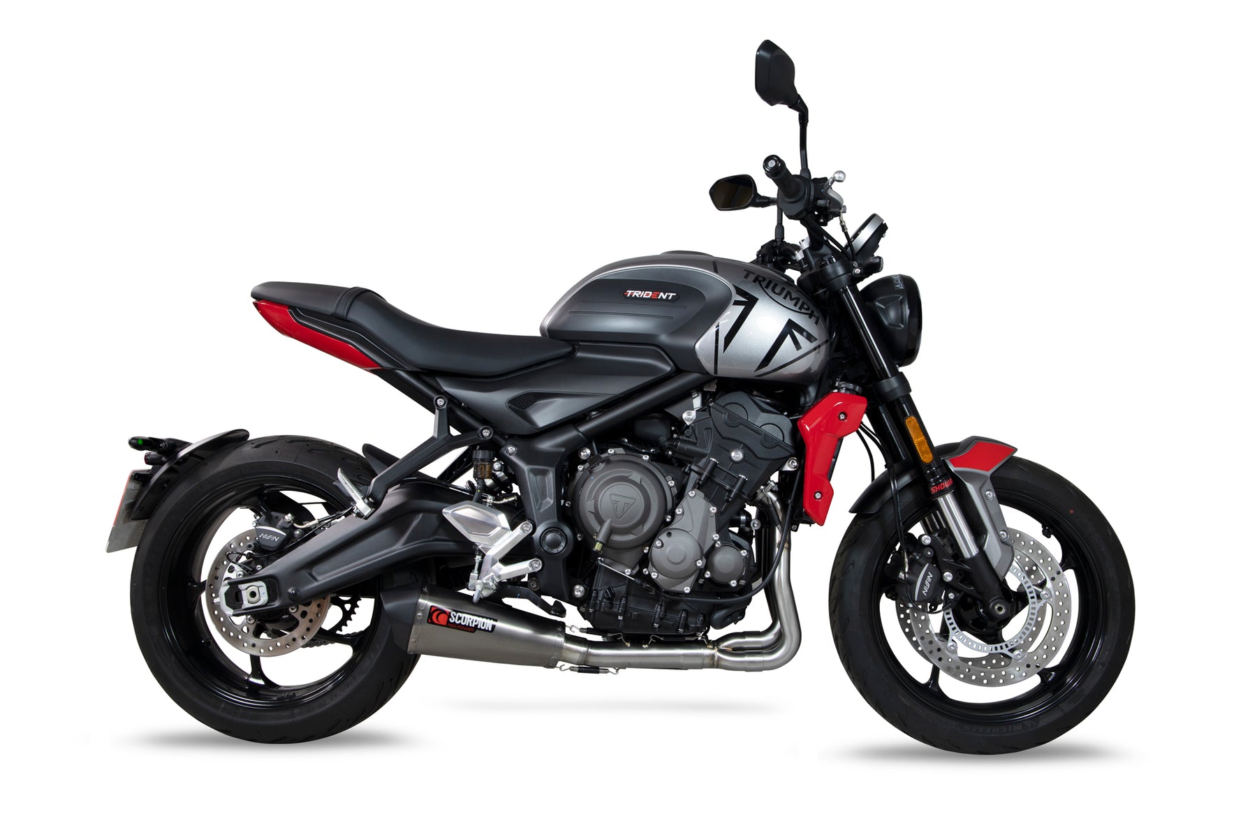 Triumph Trident 660 (2021–2024) Scorpion Exhaust Serket Taper Full System - Titanium