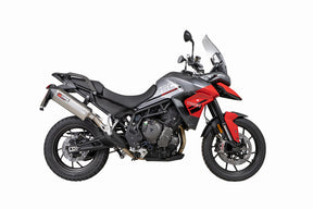 Triumph Tiger 850 (2021–2024) Scorpion Exhaust Serket Parallel Slip-on - Stainless Steel