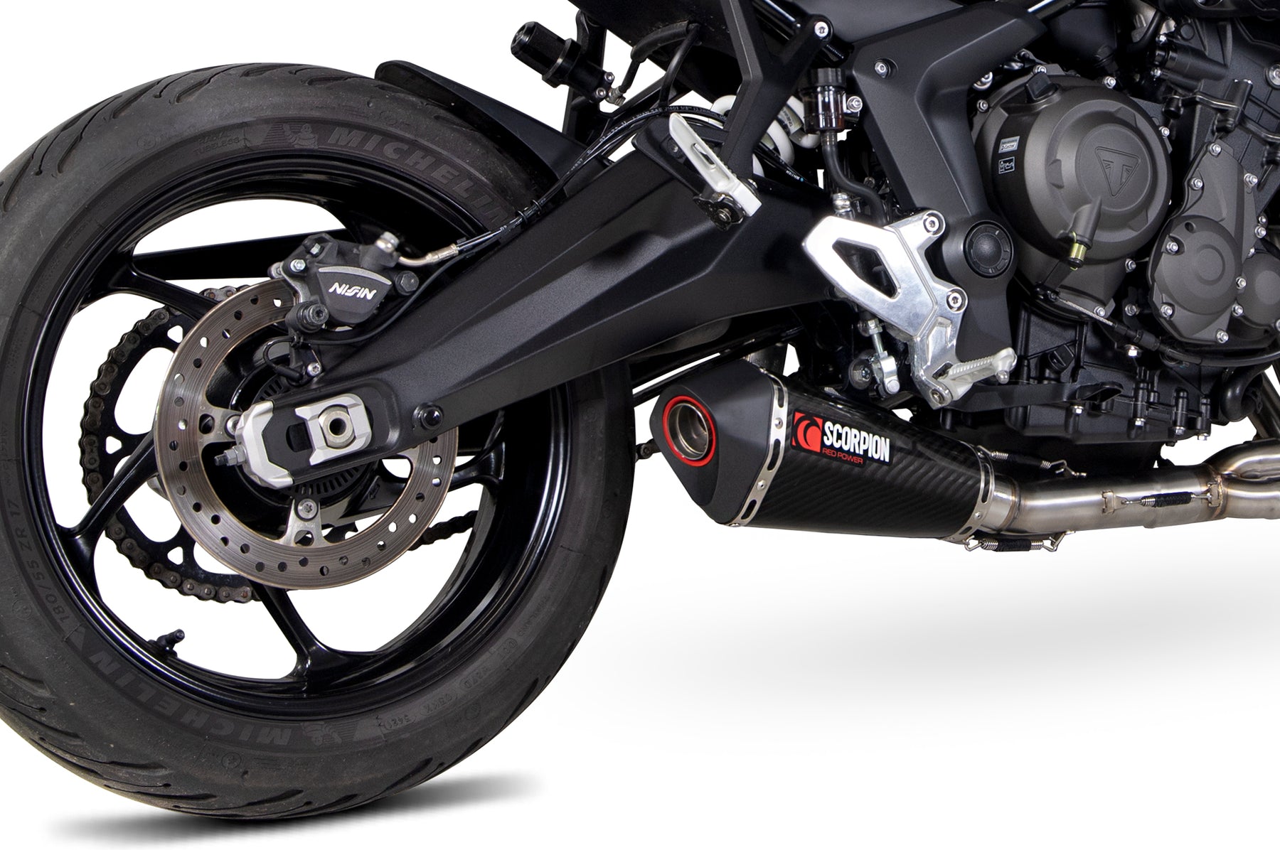 Triumph Tiger 660 (2022–2024) Scorpion Exhaust Serket Taper Full System - Carbon Fibre