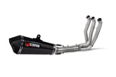 Triumph Tiger 660 (2022–2024) Scorpion Exhaust Serket Taper Full System - Carbon Fibre