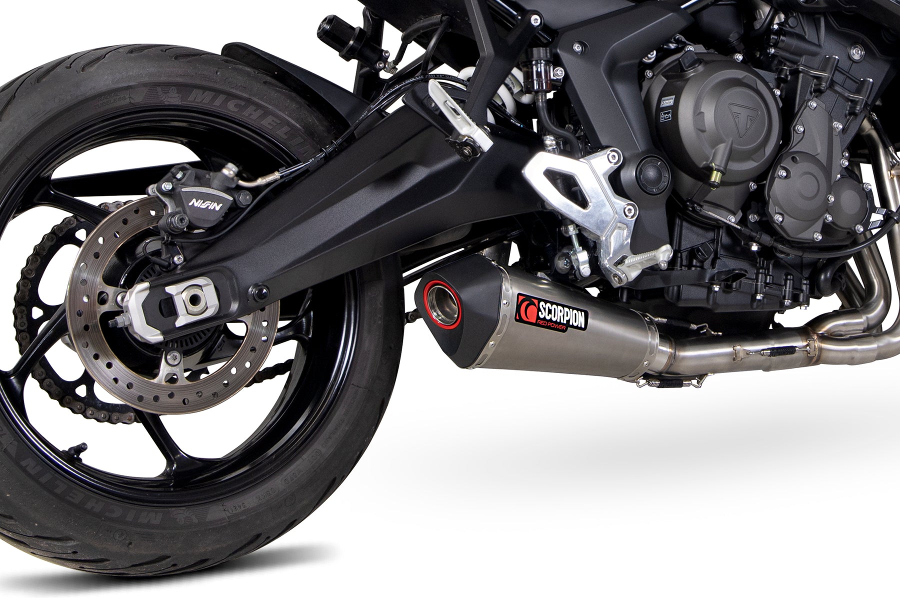 Triumph Tiger 660 (2022–2024) Scorpion Exhaust Serket Taper Full System - Titanium