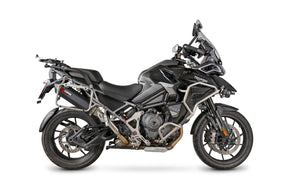 Triumph Tiger 1200 (All Variants) (2022–2025) Scorpion Exhaust Serket Parallel Slip-on - Black Ceramic