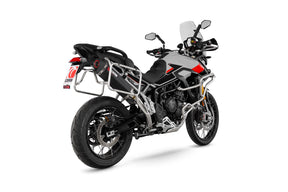 Triumph Tiger 900 (All Variants) (2024–2025) Scorpion Exhaust Serket Parallel Slip-on - Black Ceramic