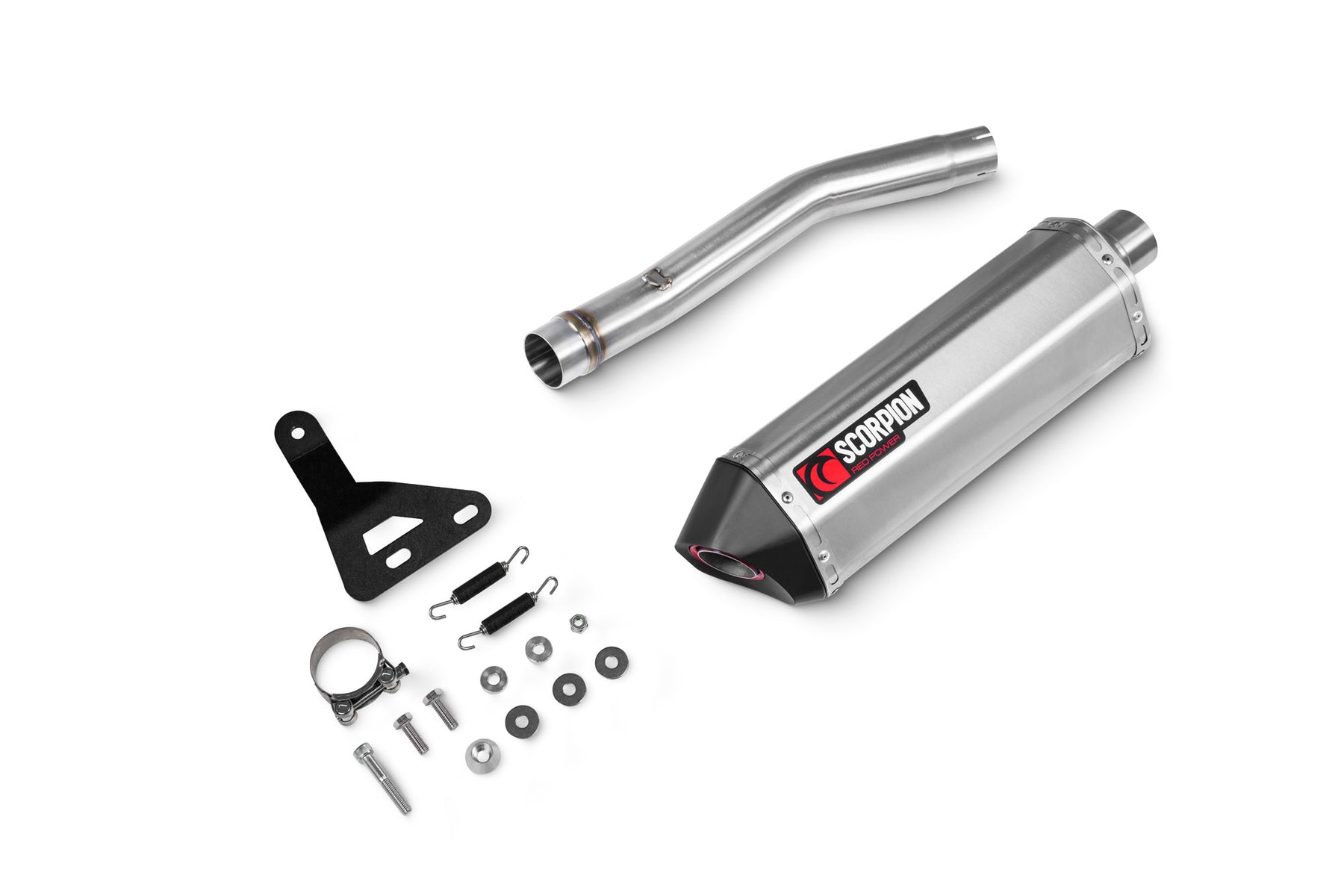 Triumph Tiger 900 (All Variants) (2024–2025) Scorpion Exhaust Serket Parallel Slip-on - Brushed Stainless