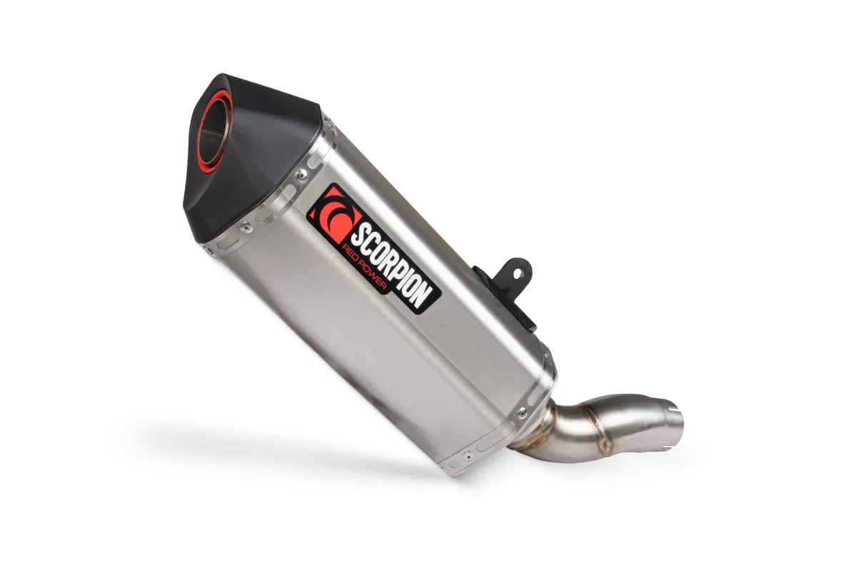 Triumph Tiger Sport 800 (2025-2026) SCORPION Exhaust Serket Parallel Slip-on – Brushed Stainless Steel