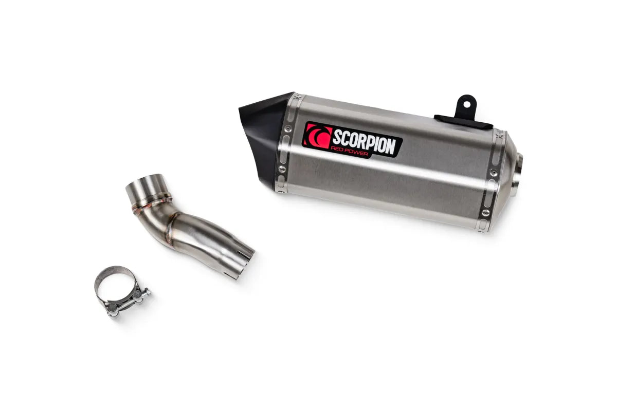 Triumph Tiger Sport 800 (2025-2026) SCORPION Exhaust Serket Parallel Slip-on – Brushed Stainless Steel