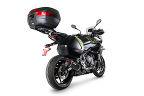 Triumph Tiger Sport 800 Without Panniers (2025-2026) SCORPION Exhaust Serket Parallel Slip-on – Carbon Fibre