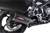 Triumph Tiger Sport 800 Without Panniers (2025-2026) SCORPION Exhaust Serket Parallel Slip-on – Carbon Fibre