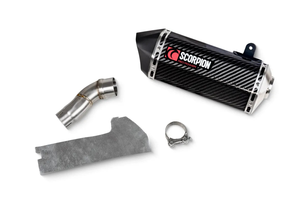 Triumph Tiger Sport 800 Without Panniers (2025-2026) SCORPION Exhaust Serket Parallel Slip-on – Carbon Fibre