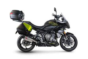 Triumph Tiger Sport 800 With Panniers (2025-2026) SCORPION Exhaust Serket Parallel Slip-on – Brushed Stainless Steel