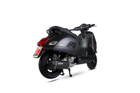 Vespa GTS 125 (2009-2017) SCORPION Exhaust Serket Full System – Black Ceramic