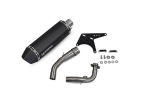 Vespa GTS 125 iGET (EURO 4) (2017–2019) SCORPION Exhaust Serket Full System – Black Ceramic
