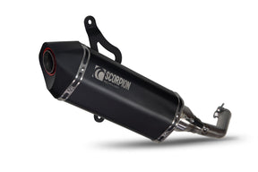 Vespa GTS 300 HPE (Euro 4) (2019-2020) SCORPION Exhaust Serket Slip On – Black Ceramic