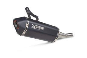 Vespa GTV 300 (Euro 5) (2020 - 2024) SCORPION Exhaust Serket Parallel Slip On – Black Ceramic