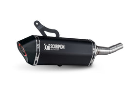 Vespa GTS 125 (2009-2017) SCORPION Exhaust Serket Full System – Black Ceramic