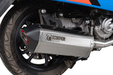Vespa GTS 310 Super (Euro 5+) (2024-2025) SCORPION Exhaust Serket Slip On – Brushed Stainless Steel