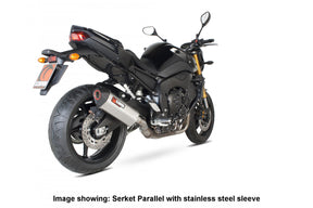 Yamaha FZ/FZ8 (2010–2016) Scorpion Exhaust Serket Parallel Slip-on - Carbon Fibre