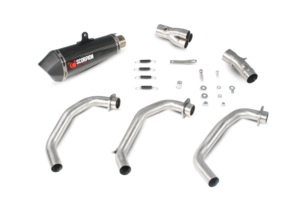 Yamaha MT-09 (2013–2020) Scorpion Exhaust Serket Taper Full System - Carbon Fibre