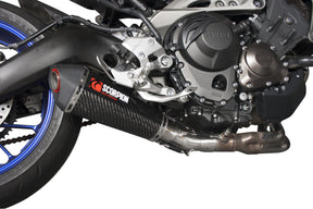 Yamaha MT-09 (2013–2020) Scorpion Exhaust Serket Taper Slip-on - Carbon Fibre