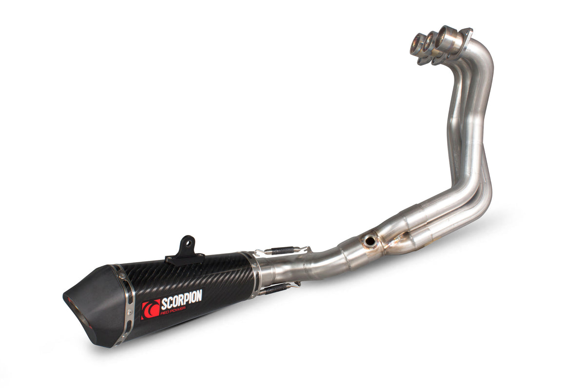 Yamaha Tracer 900 inc GT (2015–2020) Scorpion Exhaust Serket Taper Full System - Carbon Fibre