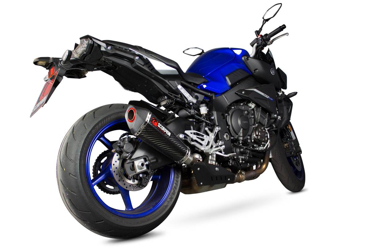 Yamaha MT-10 (2016–2021) Scorpion Exhaust Serket Taper Slip-on - Carbon Fibre