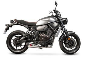 Yamaha XSR 700 (2016–2020) Scorpion Exhaust Serket Taper Full System - Brushed Stainless