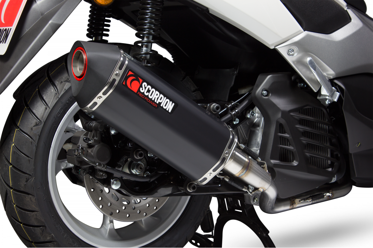 Yamaha NMAX 125 (2015 - 2017) SCORPION Performance Exhaust - Black Ceramic