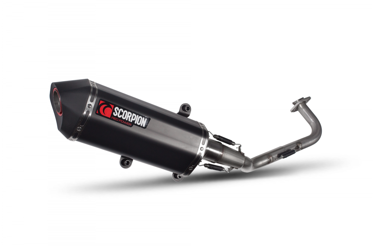Yamaha NMAX 125 (2015 - 2017) SCORPION Performance Exhaust - Black Ceramic