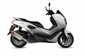 Yamaha NMAX 125 (2015 - 2017) SCORPION Performance Exhaust - Brushed Stainless