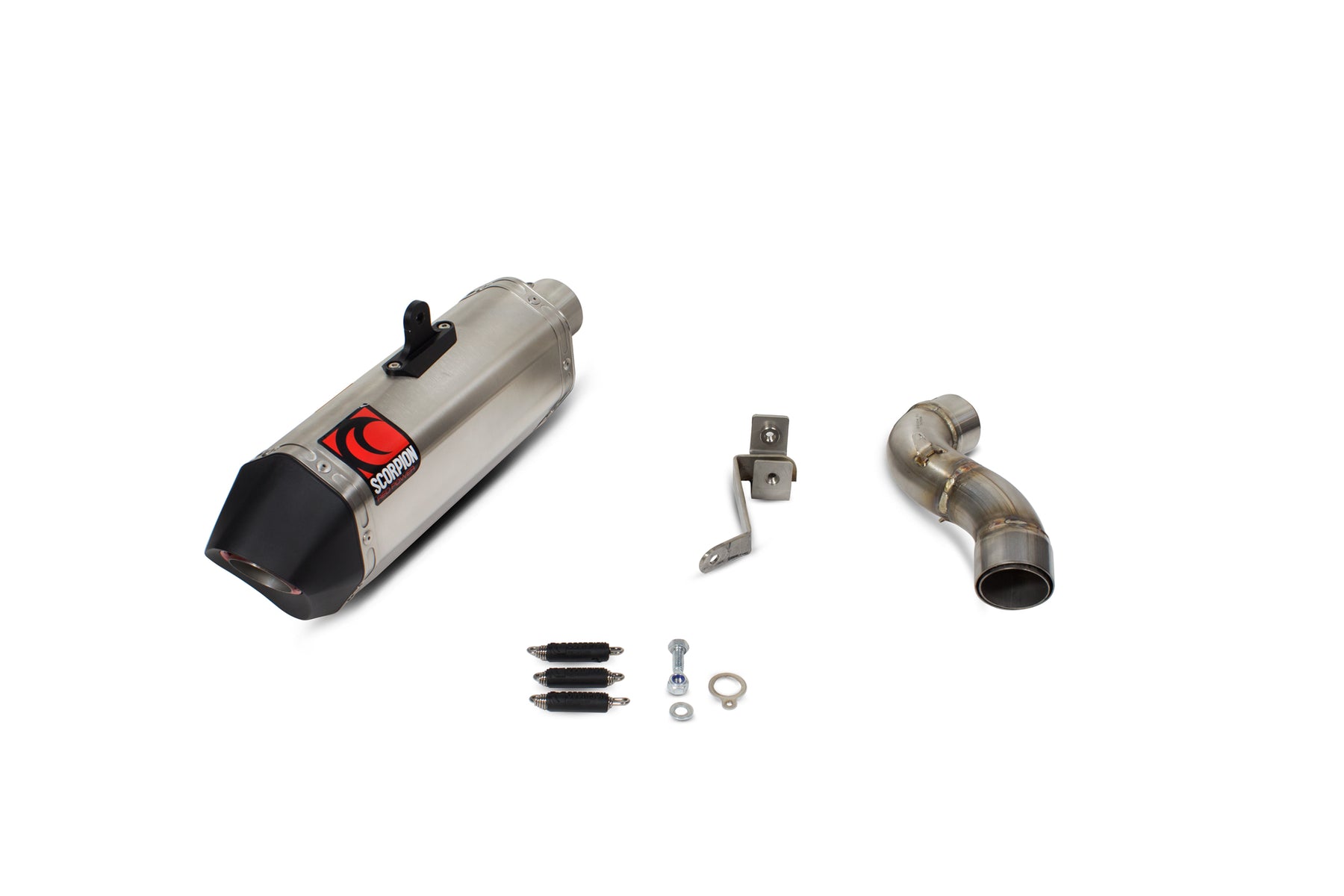 Yamaha XSR 900 (2016–2021) Scorpion Exhaust Serket Parallel Slip-on - Brushed Stainless