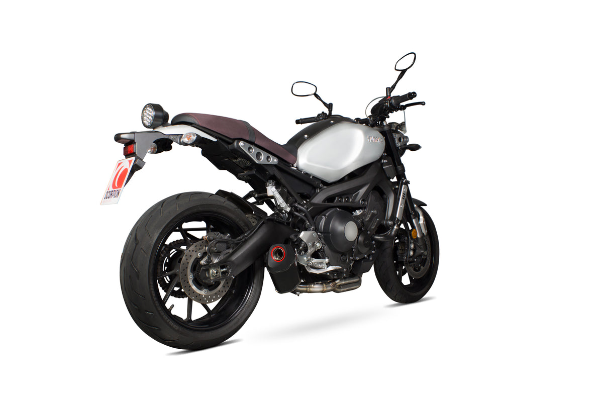 Yamaha XSR 900 (2016–2021) Scorpion Exhaust Serket Parallel Full System - Carbon Fibre